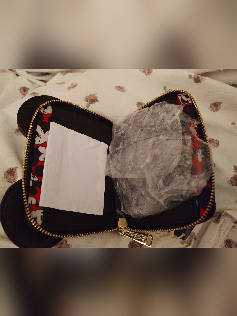 Loungefly Disney Mickey Mouse Silhouette Ears Wallet Box Lunch Exclusive NWT - Picture 3 of 6